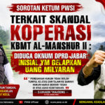 Sorotan Ketum PWSI Terkait Dugaan Kasus Koperasi KBMT Al-Manshur II: Desak Penanganan Hukum yang Transparan